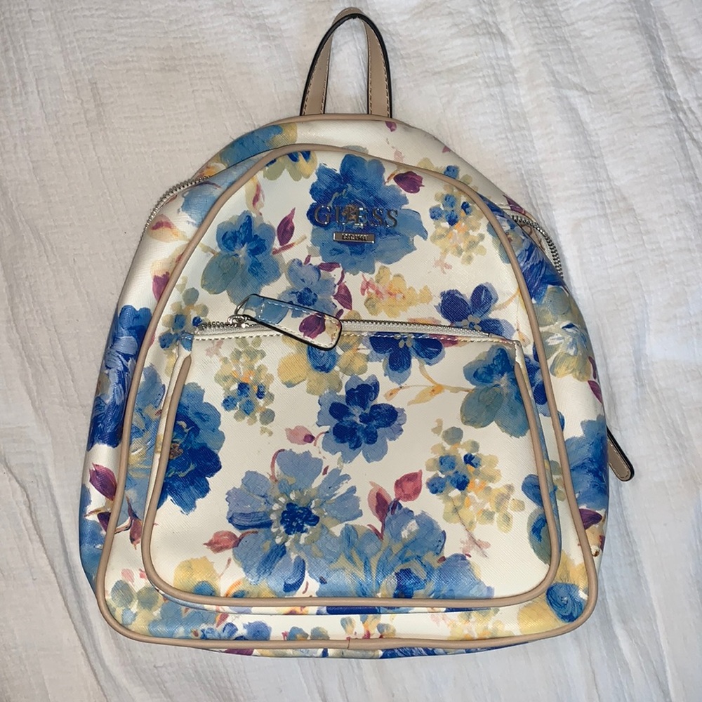 NWT GUESS mini Floral backpack
